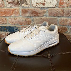Nike Air Max 1 Golf-White Gum White Swoosh-SZ 12